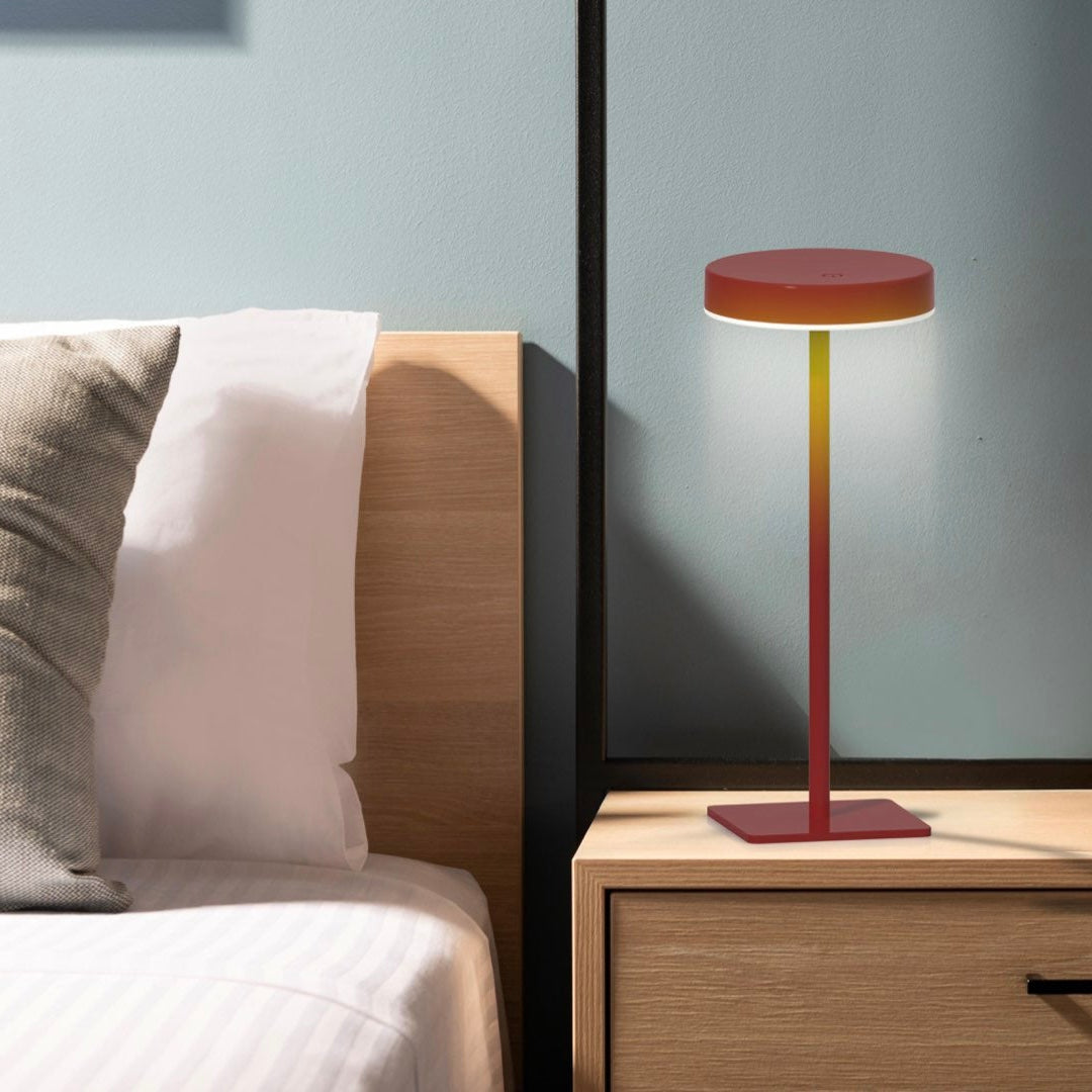 Nook - Stijlvolle tafellamp (rood)