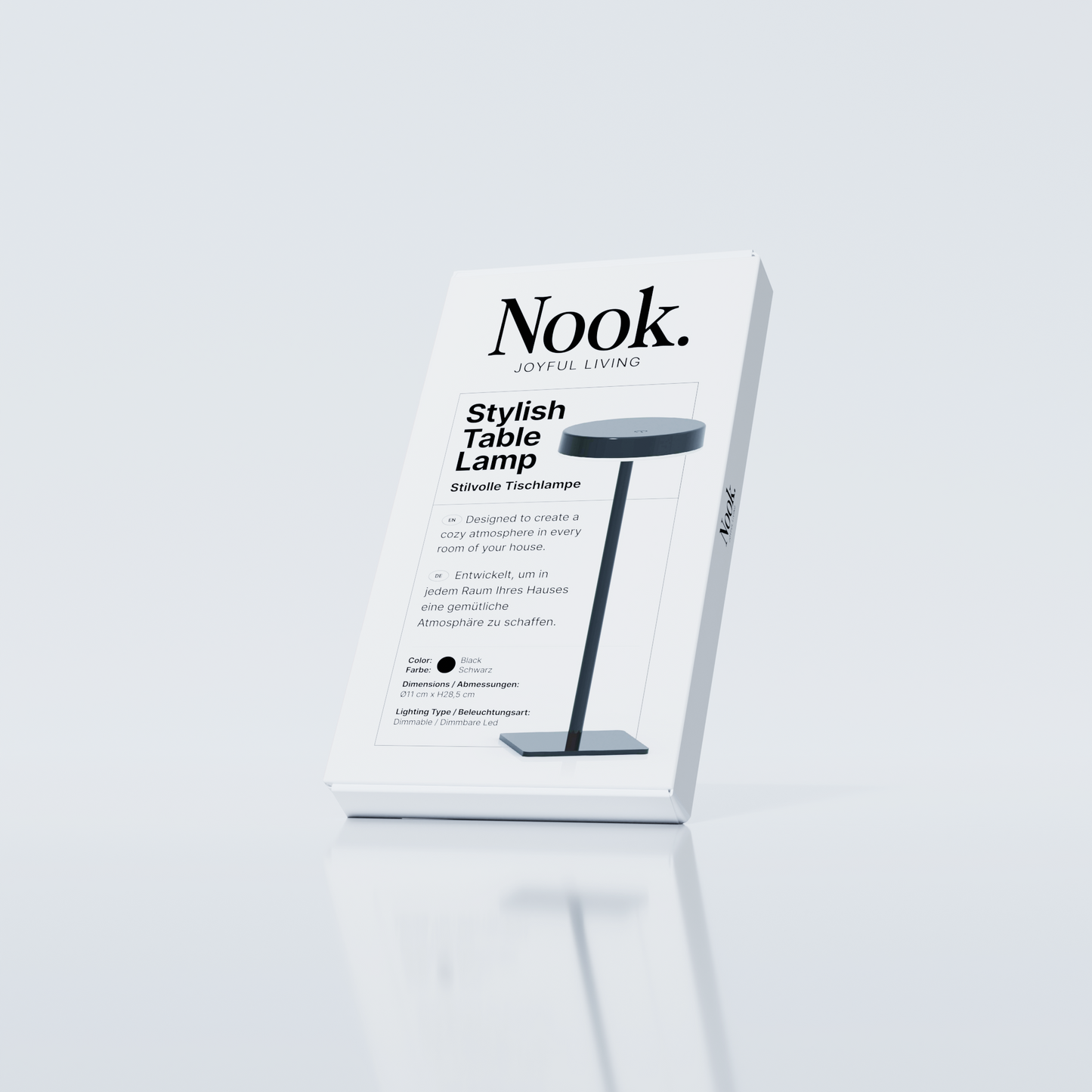 Nook - Stylish Table Lamp (taupe)