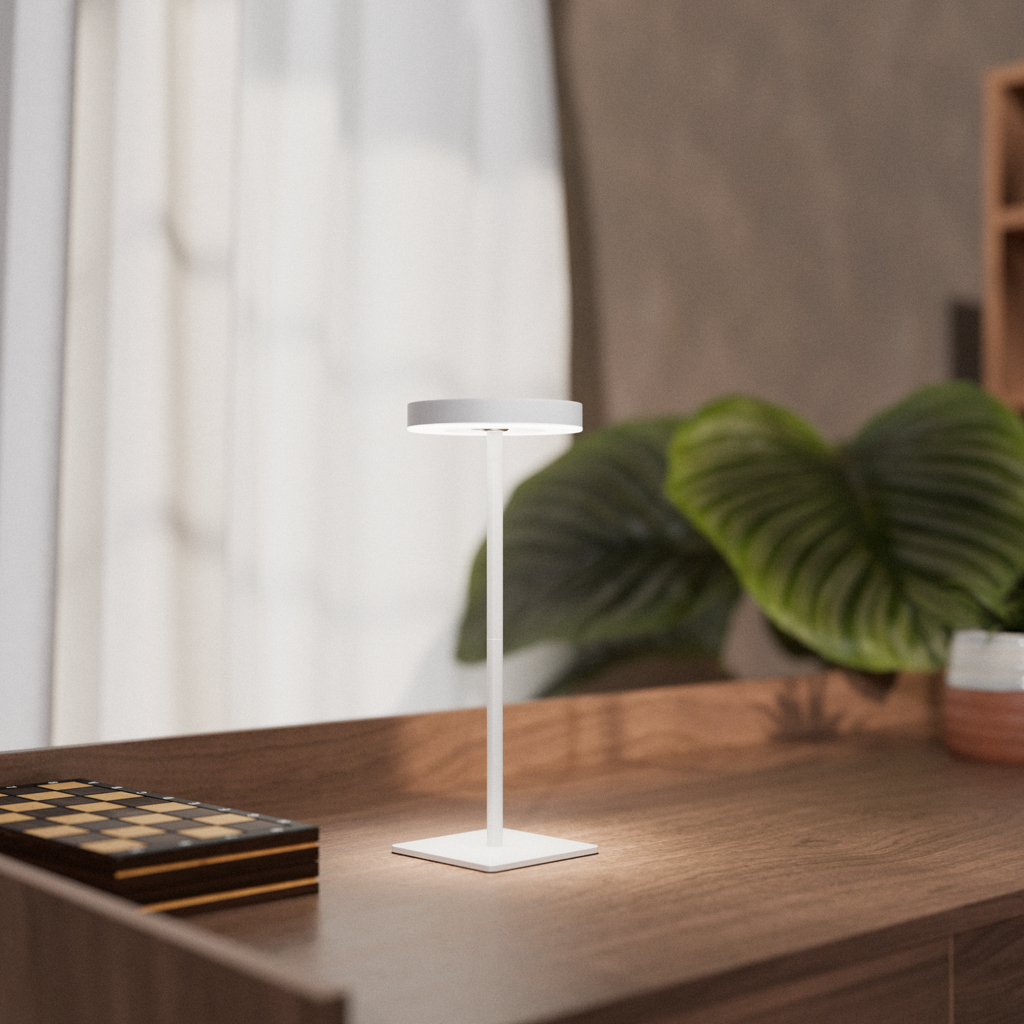 Nook - Stilvolle Tischlampe (Weiß)
