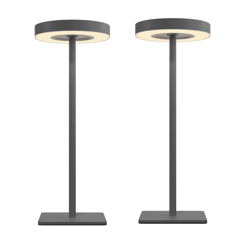 Nook - Stylish Table Lamp (DarkGrey) 2 - Pack