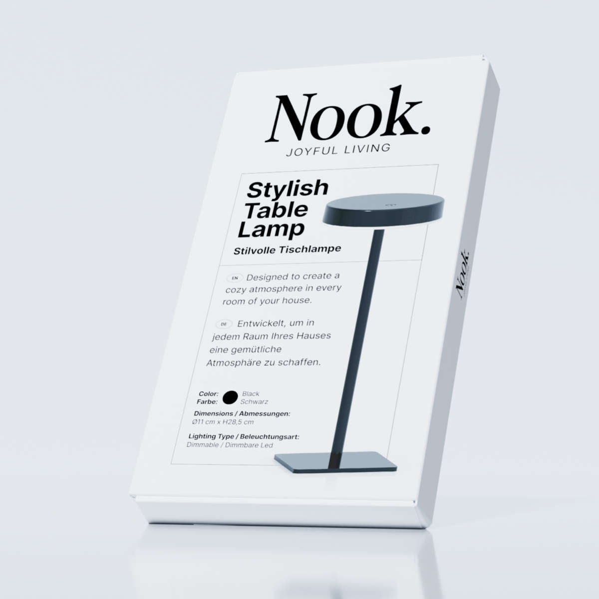 Nook - Stylish Table Lamp (black)