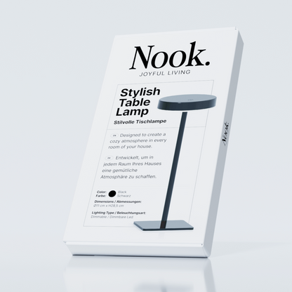 Nook - Stylish Table Lamp (red)